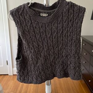 Knitted free people sweater / sweater vest